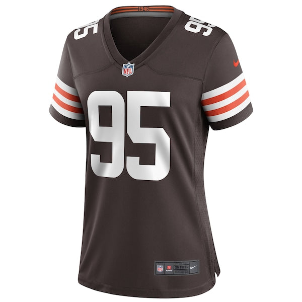 Myles Garrett Cleveland Browns Nike Women's Player Game Jersey - Brown - Image 2