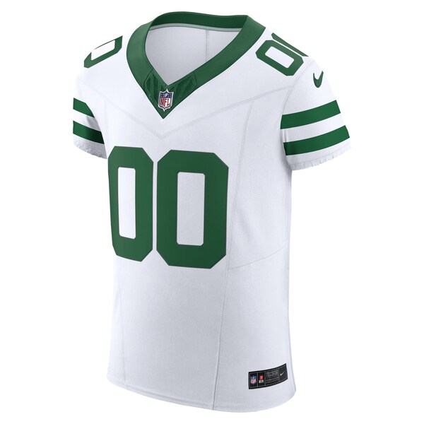 New York Jets Nike Vapor F.U.S.E. Elite Custom Jersey - White - Image 2