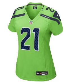 Alternative view of Devon Witherspoon Seattle Seahawks Nike Women's  Game Jersey - Neon Green