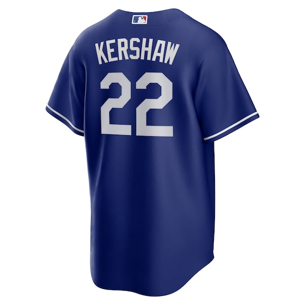 Clayton Kershaw Los Angeles Dodgers Nike Big & Tall Alternate Replica Player Jersey - Royal - Image 3