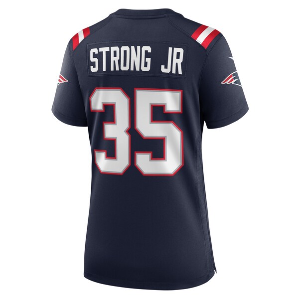 Pierre Strong Jr. New England Patriots Nike Women's Game Player Jersey - Navy - Image 3