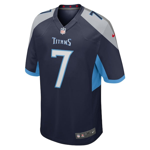 Malik Willis Tennessee Titans Nike Player Game Jersey - Navy/Light Blue - Image 3