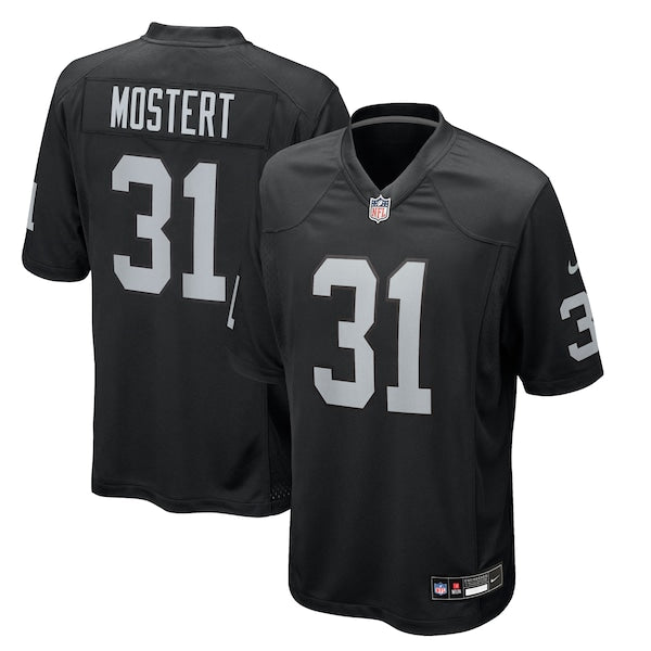 Raheem Mostert Las Vegas Raiders Nike Team Game Jersey - Black