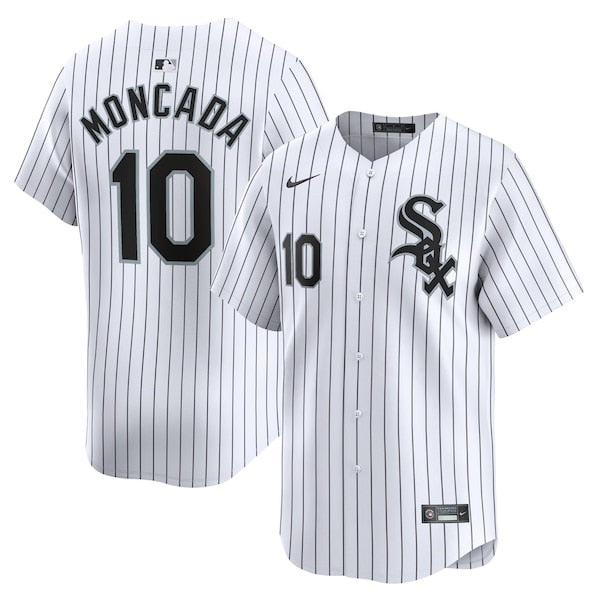 Yoan Moncada Chicago White Sox Nike Home Limited Player Jersey - White