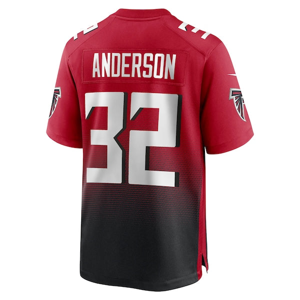 Jamal Anderson Atlanta Falcons Nike Retired Player Alternate Game Jersey - Red/Black - Image 4
