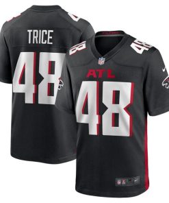 Bralen Trice Atlanta Falcons Nike Team Game Jersey -  Black