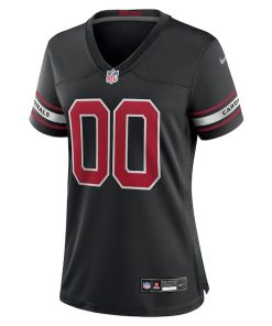 Alternative view of Arizona Cardinals Nike Women's Alternate Custom Game Jersey - Black