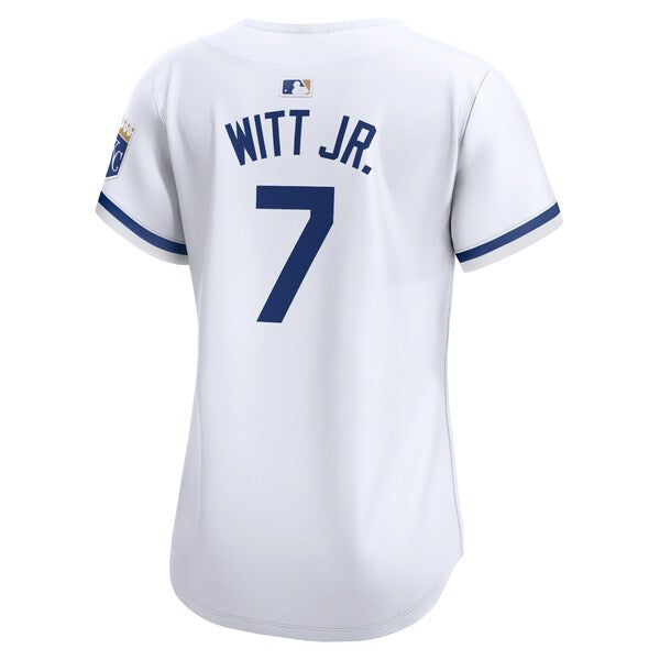 Bobby Witt Jr. Kansas City Royals Nike Women's Home Limited Player Jersey - White - Image 3