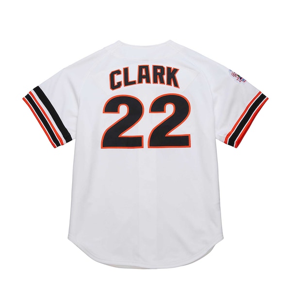 Will Clark San Francisco Giants Cooperstown Collection 1989 Authentic Jersey - White - Image 4