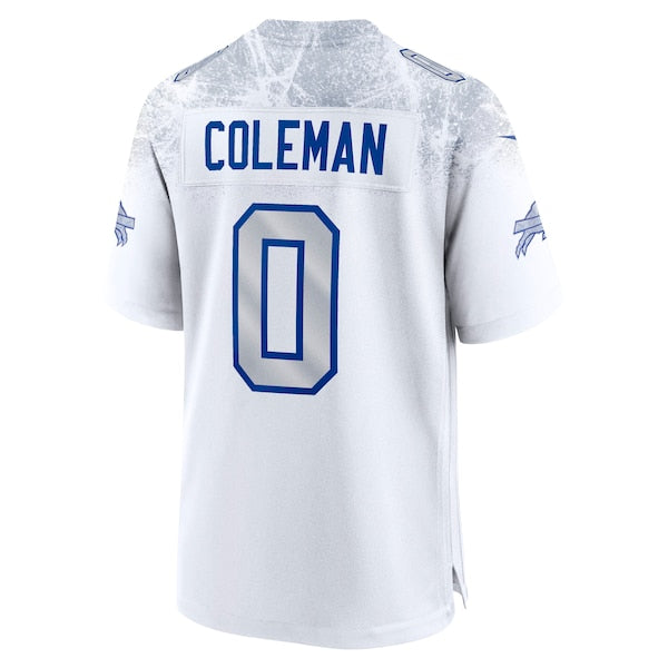 Keon Coleman Buffalo Bills Nike 2025 Rivalries Collection Game Jersey - White - Image 3