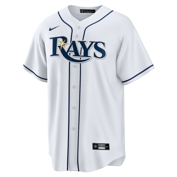 Yandy D¨ªaz Tampa Bay Rays Nike Home Replica Player Jersey - White - Image 2