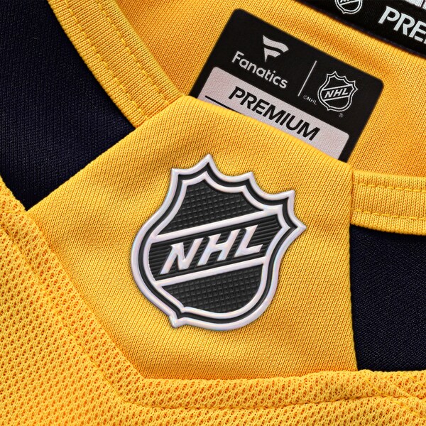 Nashville Predators Home Premium Jersey - Yellow/White - Image 7
