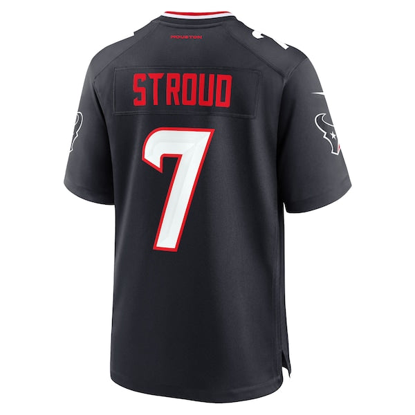 C.J. Stroud Houston Texans Nike Game Jersey - Navy/Red/White - Image 4