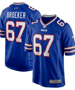Nick Broeker Buffalo Bills Nike Home Game Jersey - Royal
