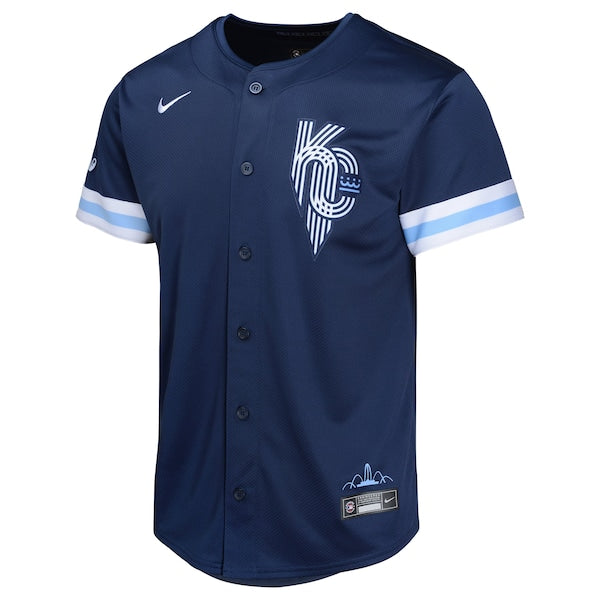 Kansas City Royals Nike Youth City Connect Limited Jersey - Navy - Image 2