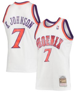 Kevin Johnson Phoenix Suns 1988/89 Hardwood Classics Swingman Jersey - White