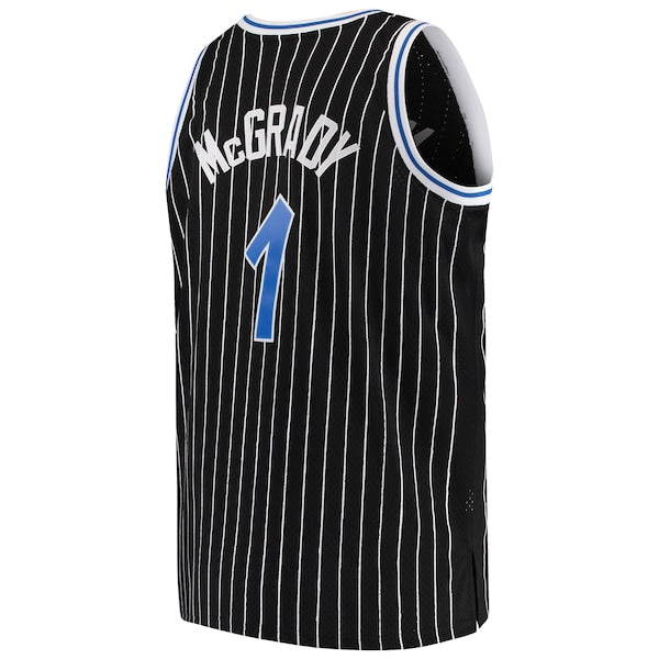 Tracy McGrady Orlando Magic 2003/04 Big & Tall Hardwood Classics Swingman Jersey - Black/Blue - Image 4