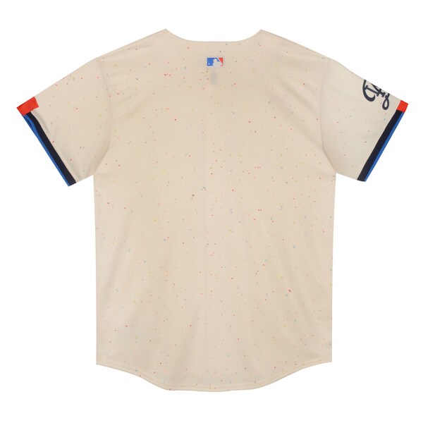 Los Angeles Dodgers Nike Preschool City Connect Jersey - Cream - Image 3