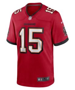 Alternative view of Jalen McMillan Tampa Bay Buccaneers Nike  Game Jersey -  Red
