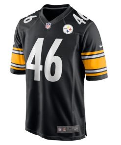 Alternative view of Christian Kuntz Pittsburgh Steelers Nike Game Jersey - Black