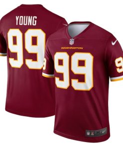 Chase Young Washington Football Team Nike Legend Jersey - Burgundy