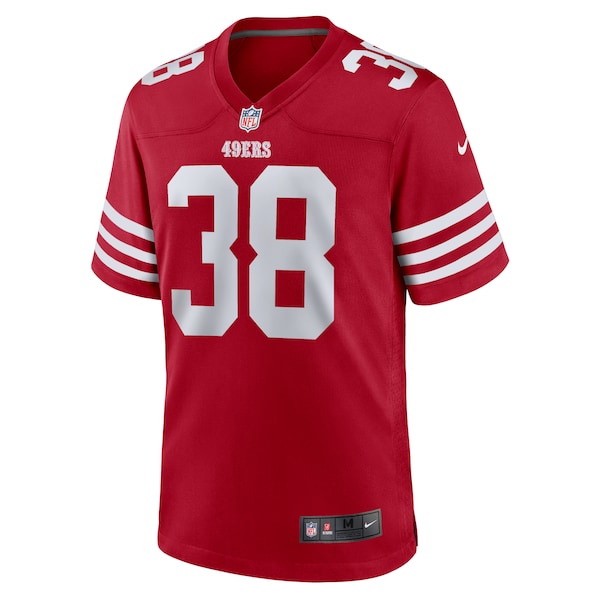 Kemon Hall San Francisco 49ers Nike Team Game Jersey - Scarlet - Image 2