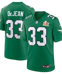 Cooper DeJean Philadelphia Eagles Nike Super Bowl LIX 2nd Alternate Game Jersey - Kelly Green