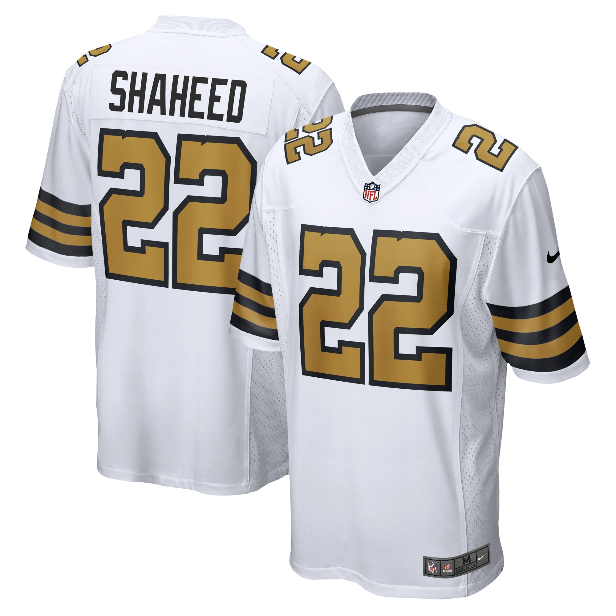 Rashid Shaheed New Orleans Saints Nike Team Game Jersey - Black/White - Image 6