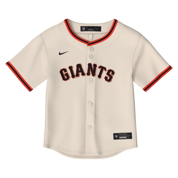 San Francisco Giants Toddler Home Replica Jersey - Cream - Image 2