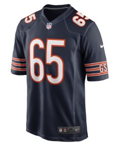 Alternative view of Coleman Shelton Chicago Bears Nike  Game Jersey -  Navy