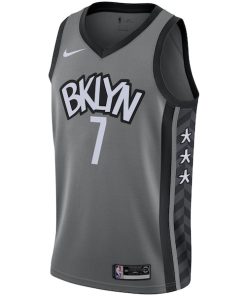 Alternative view of Kevin Durant Brooklyn Nets Nike 2019/2020 Swingman Jersey - Statement Edition - Gray
