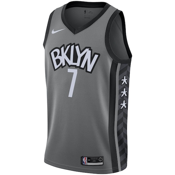 Kevin Durant Brooklyn Nets Nike 2019/2020 Swingman Jersey - Statement Edition - Gray - Image 2
