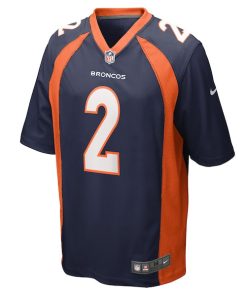 Alternative view of Patrick Surtain II Denver Broncos Nike Home Game Player Jersey - Navy