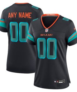 Miami Dolphins Nike Women's 2025 Rivalries Collection Custom Game Jersey - Pitch Blue/Aqua