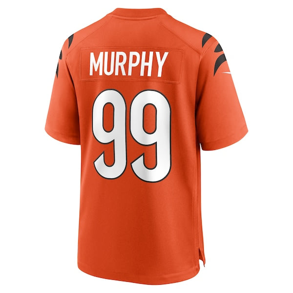 Myles Murphy Cincinnati Bengals Nike Team Game Jersey - Orange/White - Image 4