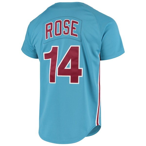 Pete Rose Philadelphia Phillies Cooperstown Collection Authentic Jersey - Light Blue - Image 3