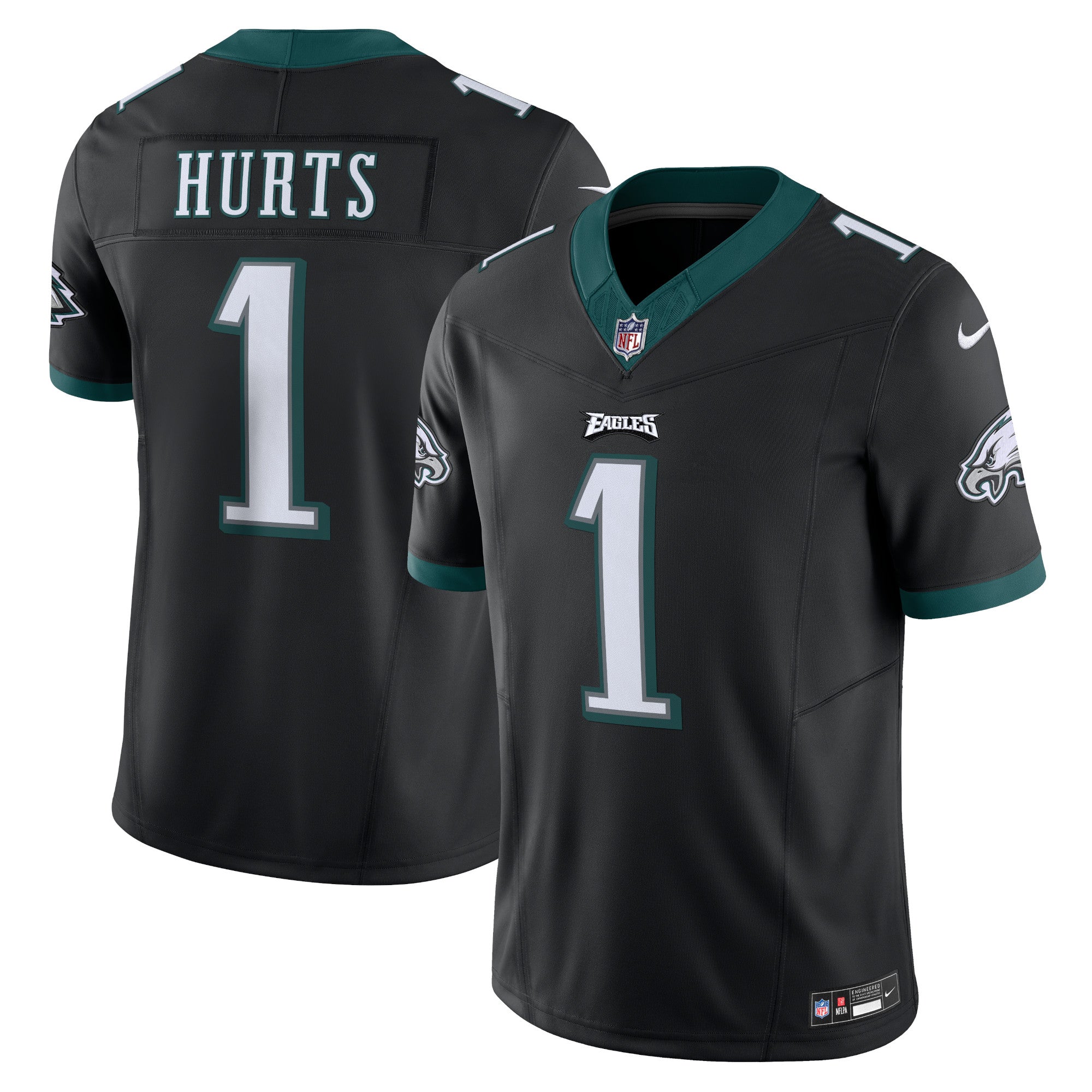 Jalen Hurts Philadelphia Eagles Nike Vapor F.U.S.E. Limited Jersey - Kelly Green/Black/Green/White - Image 8