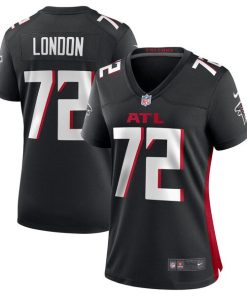 LaCale London Atlanta Falcons Nike Women's  Game Jersey -  Black