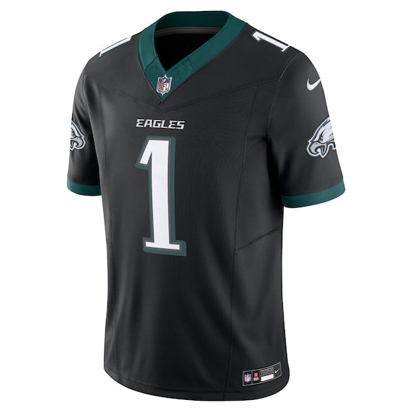 Jalen Hurts Philadelphia Eagles Nike Alternate Vapor F.U.S.E. Limited Jersey - Black - Image 3