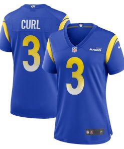 Kamren Curl Los Angeles Rams Nike Women's Team Game Jersey -  Royal