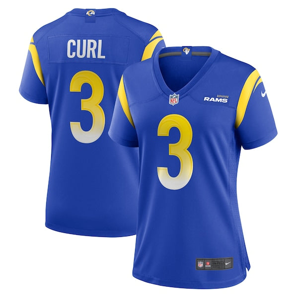 Kamren Curl Los Angeles Rams Nike Women's Team Game Jersey - Royal