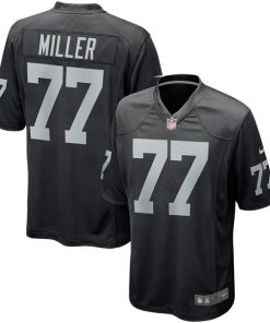 Kolton Miller Las Vegas Raiders Nike Game Player Jersey - Black