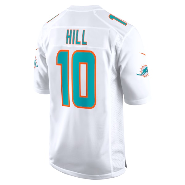 Tyreek Hill Miami Dolphins Nike Game Jersey - White/Aqua - Image 4