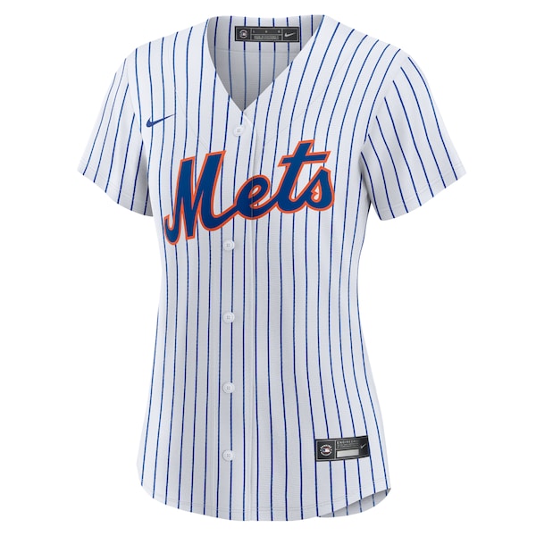 New York Mets Nike Women's Home Replica Team Jersey - White - Image 2