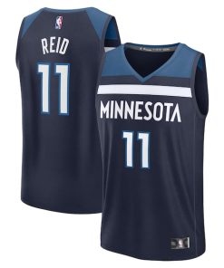 Naz Reid Minnesota Timberwolves  Fast Break Replica Player Jersey - Icon Edition - Navy
