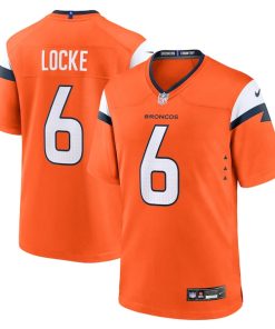 P.J. Locke Denver Broncos Nike Team Game Jersey -  Orange