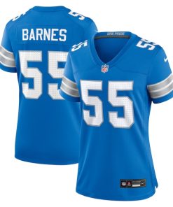 Derrick Barnes Detroit Lions Nike Women's Team Game Jersey -  Blue