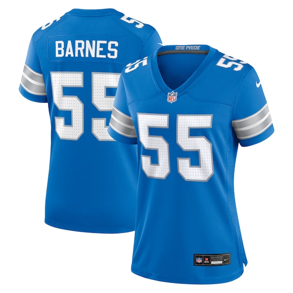 Derrick Barnes Detroit Lions Nike Women's Team Game Jersey - Blue