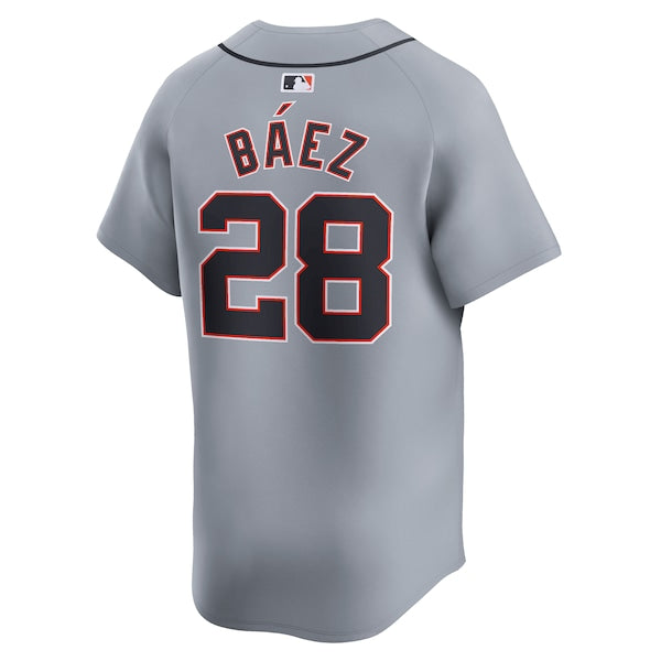 Javier Baez Detroit Tigers Nike Road Limited Player Jersey?ยจC Gray - Image 3