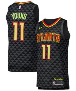 Trae Young Atlanta Hawks Nike Authentic Player Jersey - Icon Edition - Black